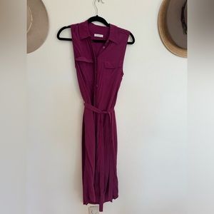 Theory 100% silk dress